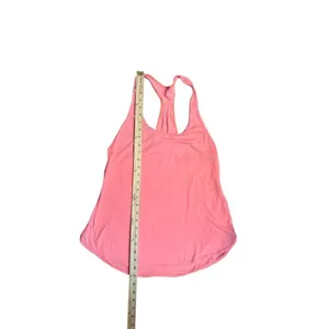 Lululemon Racerback Coral Tank Top Size 12 Womens Workout Activewear/fair/good c thumbnail 3