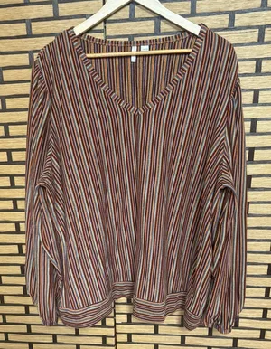 Cato Stripe Top‎ Size 26/28 thumbnail 1