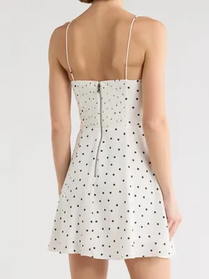 Alice + Olivia Glinda Polka Dot Mini Dress NWT Size 12 thumbnail 3