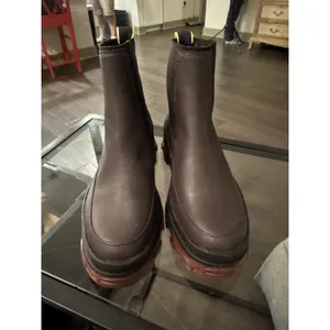 Sorel D47104 Womens Burgundy Purple Brex Chelsea Lug Sole Boots Size 7.5 thumbnail 4