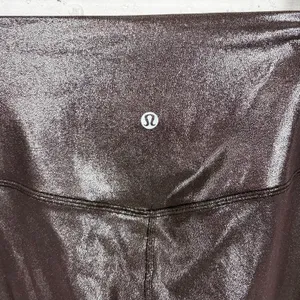 Lululemon Align High Rise Pants 25" Shine Nulu Radiate Foil French Press Size 6 thumbnail 4