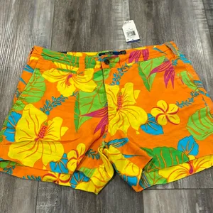 Polo Ralph Lauren Women's tropical beach shop shorts size 6 thumbnail 1