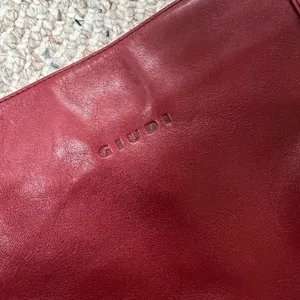 Giudi Vintage Italian Leather Red Bag thumbnail 12