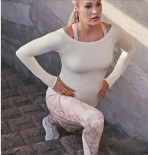 Calia by Carrie Rose Gold Leggings thumbnail 1