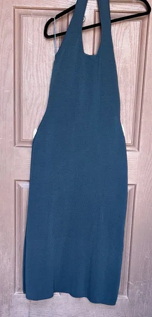 Zara Dark Blue Maxi Dresszise M thumbnail 1