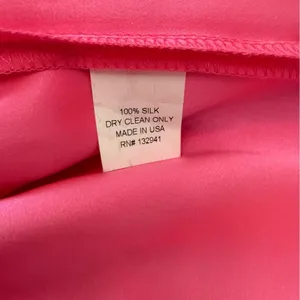 Amanda Uprichard Silk Strapless Maxi Dress Size Medium Hot Pink EUC‎ thumbnail 7