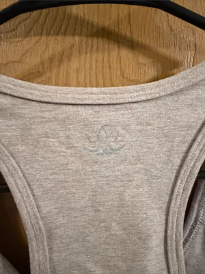 Beyond Yoga Women's Birch Heather Spacedye Lift Your Spirits Sports Bra XL thumbnail 7