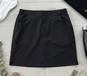 Tilley Womens Black Active Skort Hiking Golf Skirt with Pockets WA7BT5031 Size M thumbnail 1
