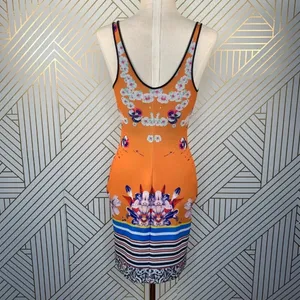 Clover Canyon Prism Orchid Neoprene‎ Dress Orange thumbnail 7