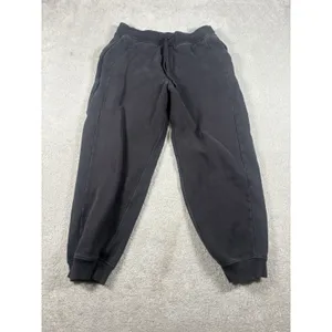Lululemon Scuba Relaxed High-Rise‎ Jogger Black Women's Size 0 Fleece Sweatpants thumbnail 3