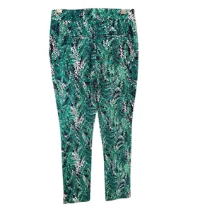 Boden Trouser Pants Womens 6 LONG Green Sea Grapes Taper‎ Stretch Modern Comfort thumbnail 4