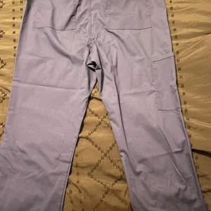 Unisex Navy Scrub Pants Gray Size M thumbnail 2