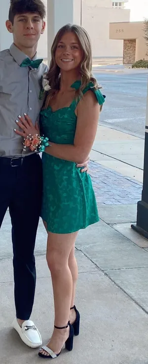 Lucy in the Sky Green Dress thumbnail 1
