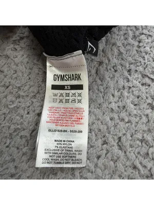 Gymshark Leggings Womens XS Black Seamless High Waisted Cropped Athletic Workout thumbnail 5