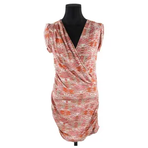 IRO Salome Dress Women’s Size 0 Orange Aztec Mini Dress‎ Sleeveless thumbnail 10