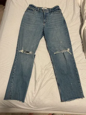 Curve Love 90s Straight Abercrombie Ultra High-Rise thumbnail 1