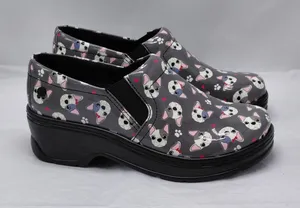 Klogs Footwear Womens Clogs Size 6.5 Dog Print Comfort Shoes Work Nursing Shoes thumbnail 1