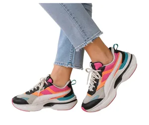 Puma Women’s Cruise Rider Colorblock Platform Sneakers Multicolor Size 10 thumbnail 1