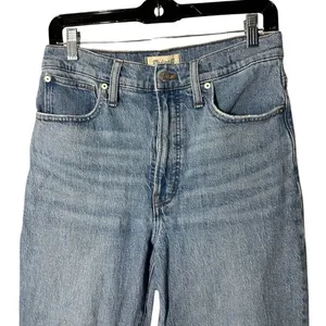 Madewell Womens The Perfect Vintage Straight Jean in Hoye Wash Size 28 MSRP $128 thumbnail 4