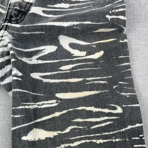 Vintage Guess By Georges Marciano Jeans Womens 28 Gray Zebra Skinny Ankle Zip thumbnail 10