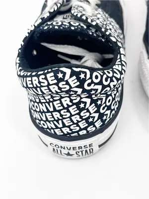 CONVERSE CHUCK TAYLOR ALL STAR Madison Wordmark 2.0 Black White Sneakers Size 8 thumbnail 6