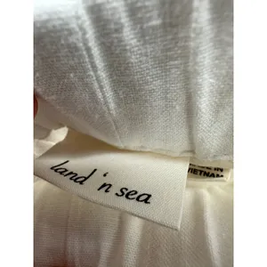 Land N Sea White Linen Blend Tie Casual Pants Women Size M Coastal‎ Lagenlook thumbnail 6
