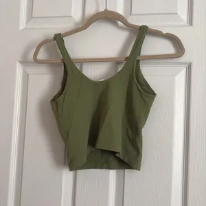 Lululemon Align Tank Top Nulu Size 6 Green Foliage thumbnail 6