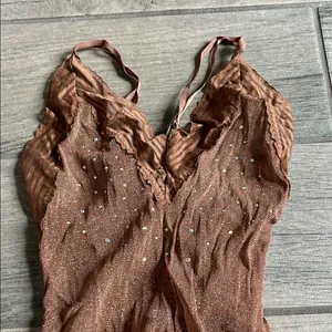Salvage Brown Shimmer Bodysuit thumbnail 3
