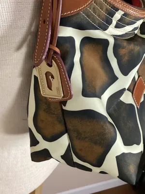 Dooney & Bourke Giraffe Print Hobo Shoulder Bag thumbnail 3