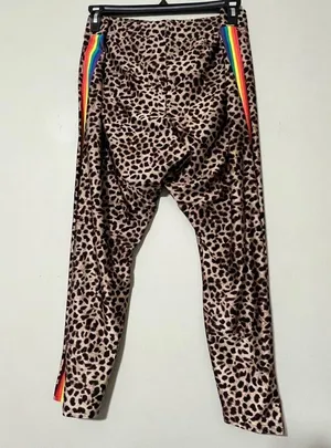 TORRID size 3 full length signature waist liquid mid rise leggings animal print thumbnail 3