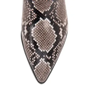 BLONDO Emelia Waterproof Chelsea Bootie In Brown Snake Print‎ Leather Size 8 B57 thumbnail 5