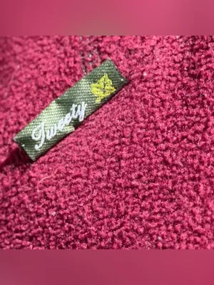 Vintage Y2K Looney Tunes Tweety Bird Fleece Hoodie Burgundy Small thumbnail 3