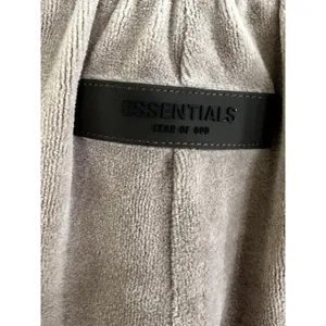 Fear of God Essentials Women's Velour Beach Short Oak Size Small thumbnail 7