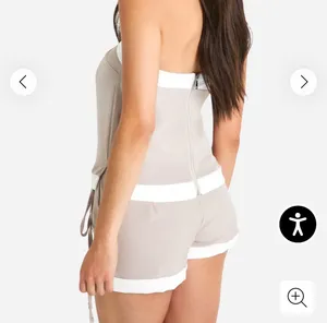 Boohoo Bandeau Top & Wrap Skort Set thumbnail 4