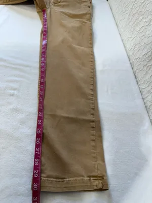 American Eagle Next Level Flex Slim Straight Tan Khaki Pants 32x32 Soft Stretch thumbnail 5