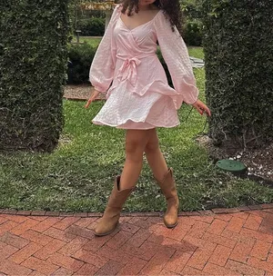 Trixxi Pink Wrap Mini Dress 🎀 thumbnail 3