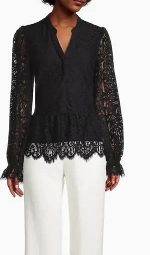 Lilly Pulitzer Long Sleeve Lace Top thumbnail 1