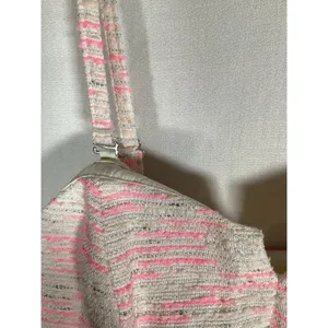 Anthropologie Moulinette Soeurs Tweed Pasteque Dress Size 6‎ White Pink Wedding thumbnail 6