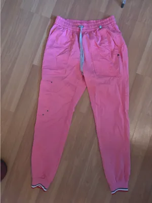 Rose Pink TENCEL™ Catalina‎ ‎ Jogger Scrub Pants thumbnail 3