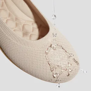 Vivaia Claire Walker Walking Comfort WTR Repellent Casual Flats Almond 7-7.5 thumbnail 5