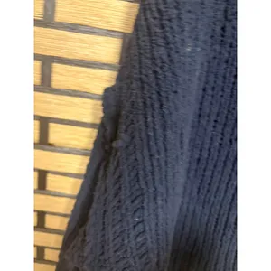 Free People Black Chenille Cowl Neck Sweater Size‎ Small thumbnail 5