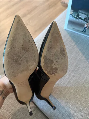 SJP by Sarah Jessica Parker Black Patent Pointed Mary Jane Pumps thumbnail 4