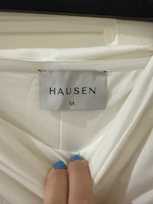 White Hemline Mini Dress thumbnail 3