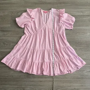 Simply Southern pink ruffle baby doll dress - large thumbnail 5