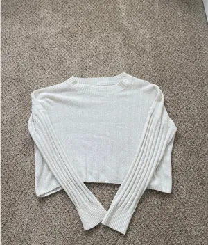 American Eagle Off white lightweight sweater thumbnail 4