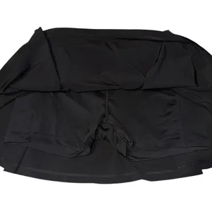 Beyond Yoga Skort Skirt Shorts Womens Medium Black Pickleball Yoga Active Preppy thumbnail 3