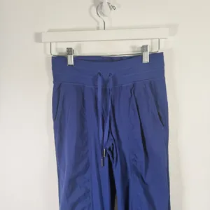 Lululemon Dance Studio‎ Mid Rise Jogger Pants Full Length Psychic Blue Travel 2 thumbnail 3