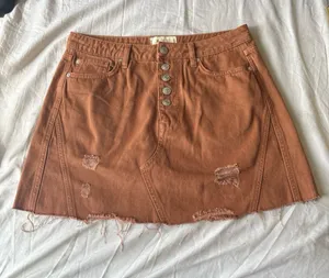 We The Free Mini Skirt Denim thumbnail 1