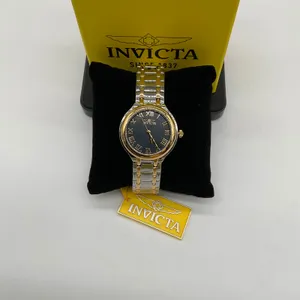 Invicta‎ Wildflower 48233 Womens 32mm Two Tone Stainless Steel Black Dial Watch thumbnail 5