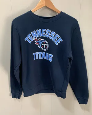 NFL Team Apparel Tennessee Titans Crewneck Sweatshirt Small thumbnail 1